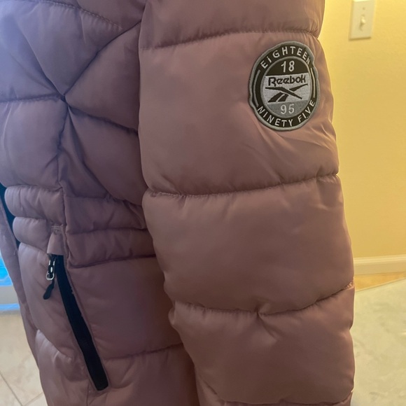 Women's Mauve PINK Puffer Jacket - Picture 6 of 6